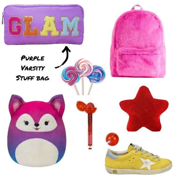 GIFTS - Purple Varsity STUFF Bag - Picture 1 of 2